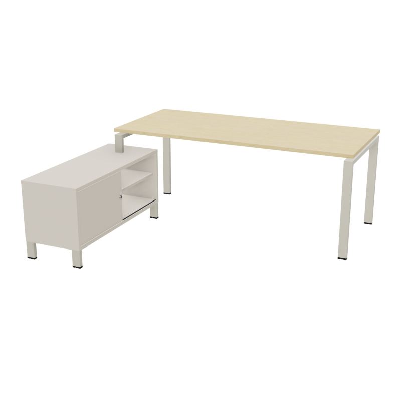 RIO BUREAU RECT. 198X168 PL 180X80 OBT RET PORT A GAUCHE SIMPLE ACCES  N8 ZC N5