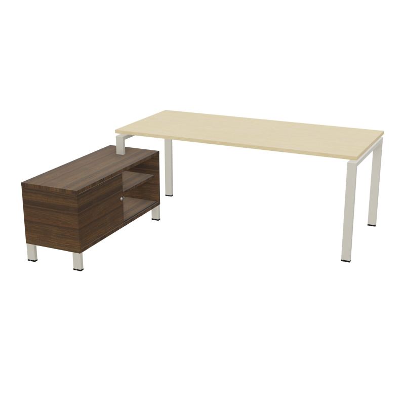 RIO BUREAU RECT. 198X168 PL 180X80 OBT RET PORT A GAUCHE SIMPLE ACCES  N8 ZC N6