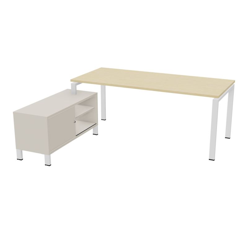 RIO BUREAU RECT. 198X168 PL 180X80 OBT RET PORT A GAUCHE SIMPLE ACCES  N8 ZO N5