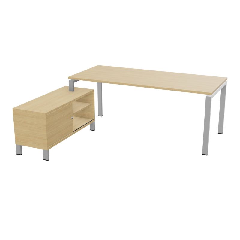 RIO BUREAU RECT. 198X168 PL 180X80 OBT RET PORT A GAUCHE SIMPLE ACCES  R1 SA R1