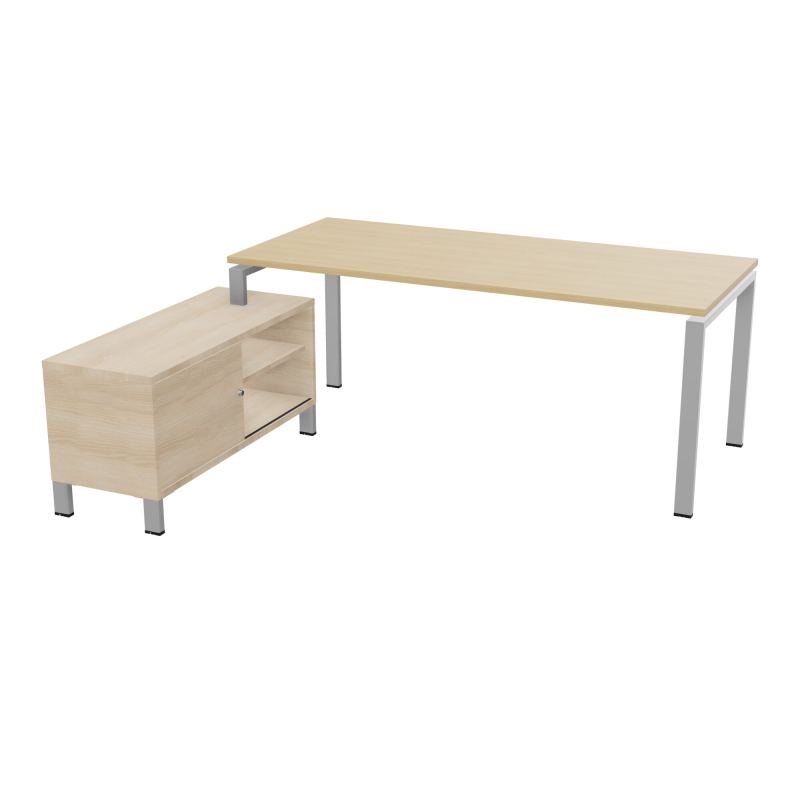 RIO BUREAU RECT. 198X168 PL 180X80 OBT RET PORT A GAUCHE SIMPLE ACCES  R1 SA RZ