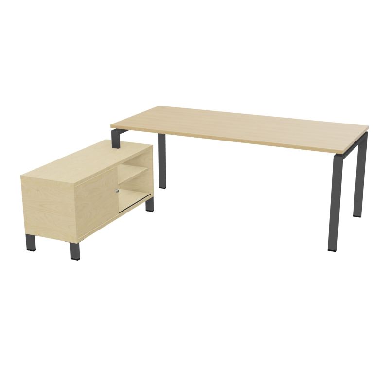 RIO BUREAU RECT. 198X168 PL 180X80 OBT RET PORT A GAUCHE SIMPLE ACCES  R1 SC N8