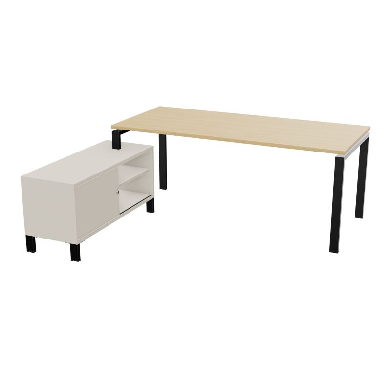 RIO BUREAU RECT. 198X168 PL 180X80 OBT RET PORT A GAUCHE SIMPLE ACCES  R1 SG N5