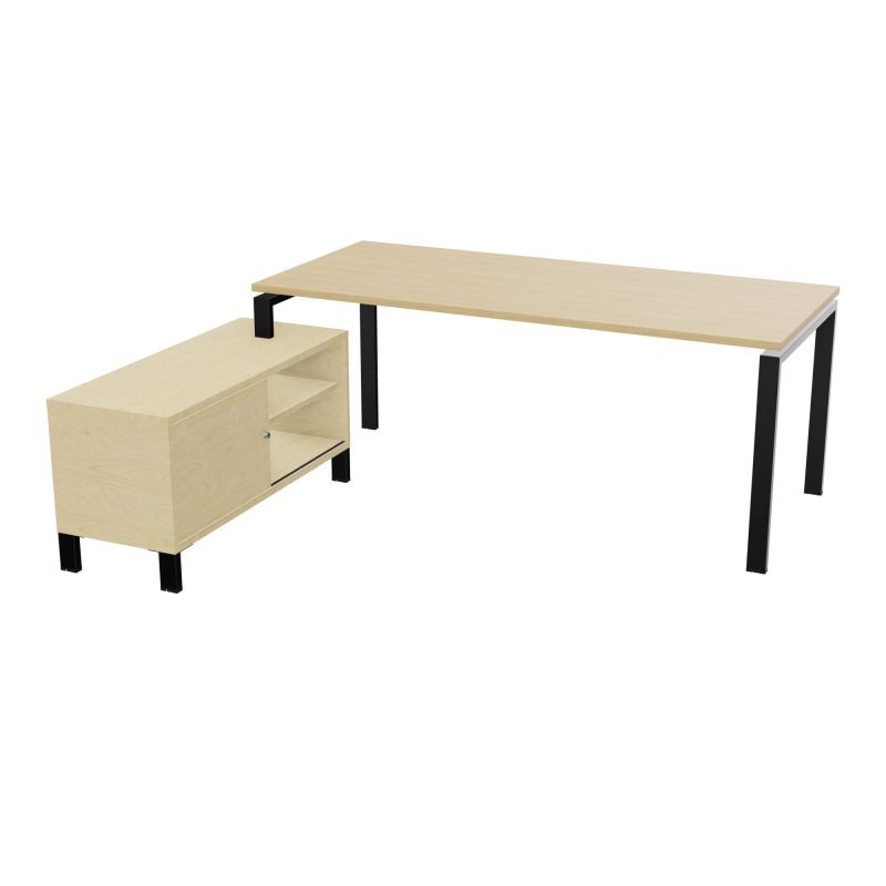 RIO BUREAU RECT. 198X168 PL 180X80 OBT RET PORT A GAUCHE SIMPLE ACCES  R1 SG N8