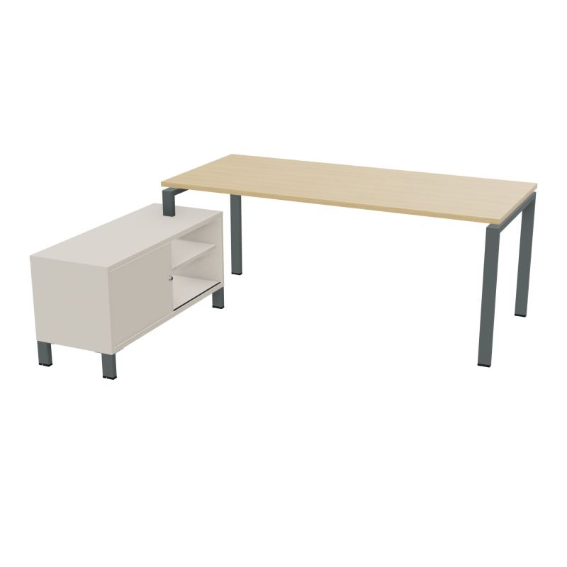 RIO BUREAU RECT. 198X168 PL 180X80 OBT RET PORT A GAUCHE SIMPLE ACCES  R1 SU N5