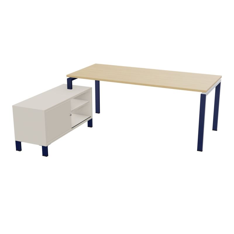 RIO BUREAU RECT. 198X168 PL 180X80 OBT RET PORT A GAUCHE SIMPLE ACCES  R1 X4 N5