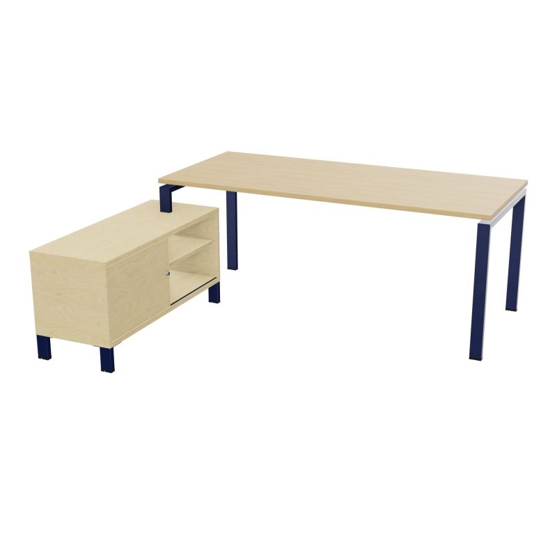 RIO BUREAU RECT. 198X168 PL 180X80 OBT RET PORT A GAUCHE SIMPLE ACCES  R1 X4 N8