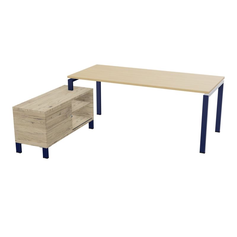 RIO BUREAU RECT. 198X168 PL 180X80 OBT RET PORT A GAUCHE SIMPLE ACCES  R1 X4 R3