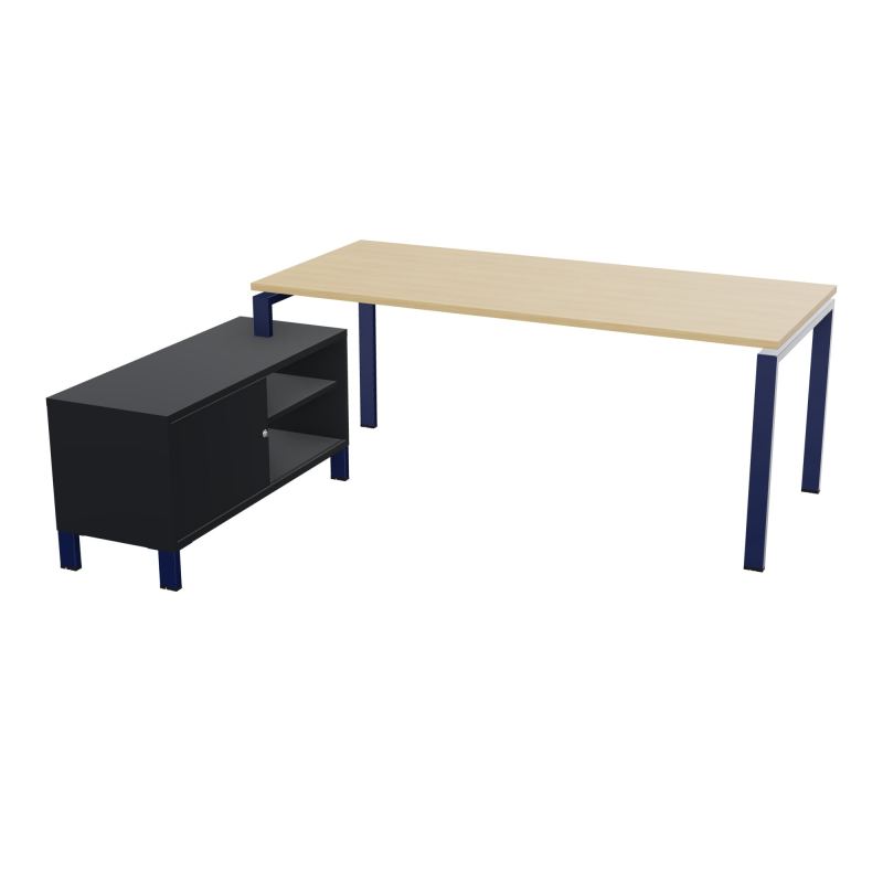 RIO BUREAU RECT. 198X168 PL 180X80 OBT RET PORT A GAUCHE SIMPLE ACCES  R1 X4 R9