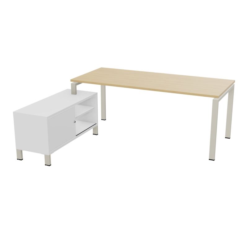 RIO BUREAU RECT. 198X168 PL 180X80 OBT RET PORT A GAUCHE SIMPLE ACCES  R1 ZC MG