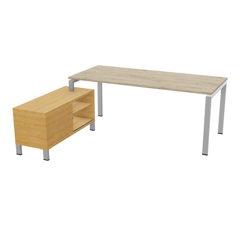 RIO BUREAU RECT. 198X168 PL 180X80 OBT RET PORT A GAUCHE SIMPLE ACCES  R3 SA R5