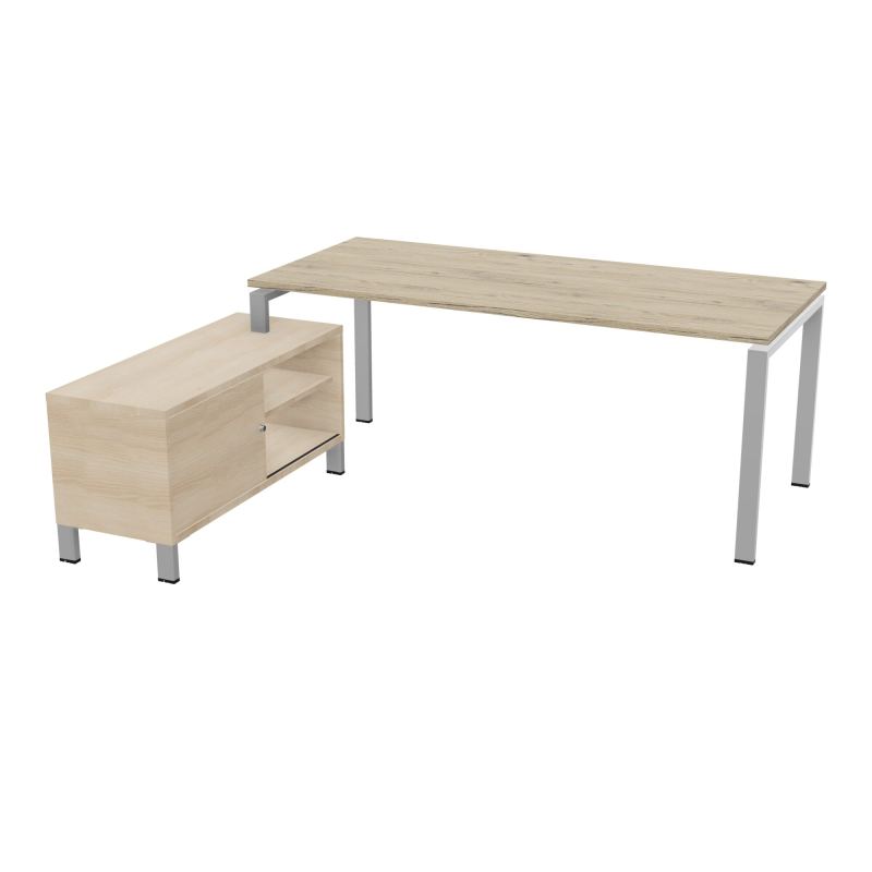 RIO BUREAU RECT. 198X168 PL 180X80 OBT RET PORT A GAUCHE SIMPLE ACCES  R3 SA RZ