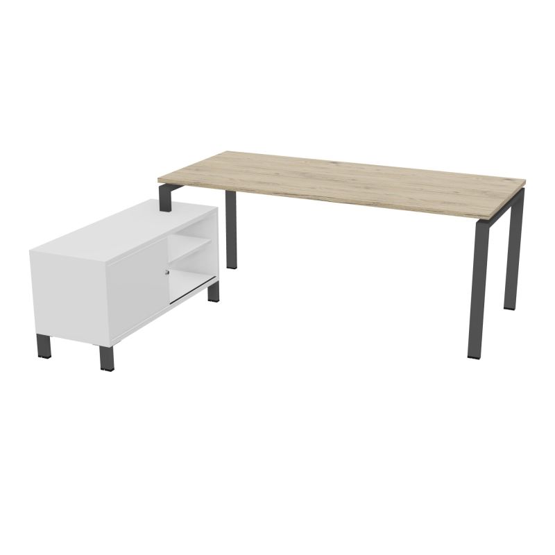 RIO BUREAU RECT. 198X168 PL 180X80 OBT RET PORT A GAUCHE SIMPLE ACCES  R3 SC MG