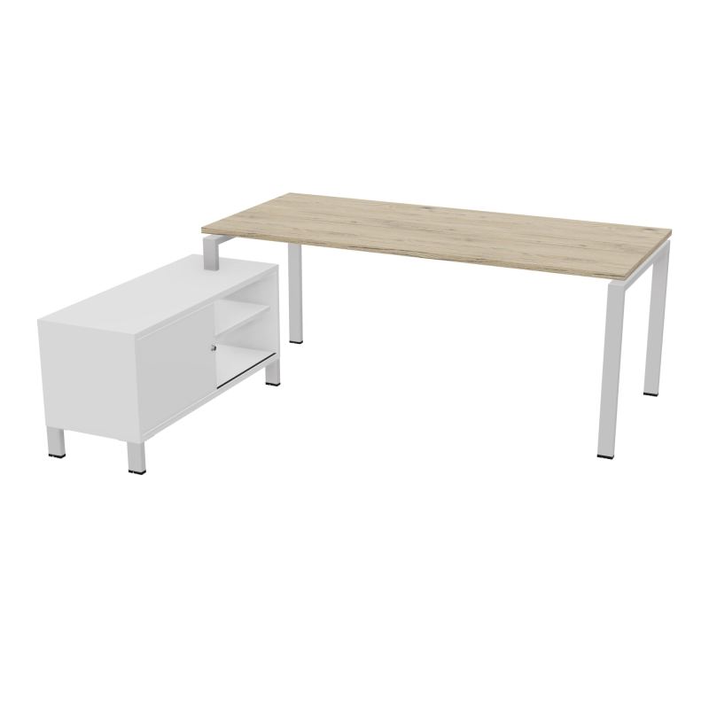 RIO BUREAU RECT. 198X168 PL 180X80 OBT RET PORT A GAUCHE SIMPLE ACCES  R3 SD MG