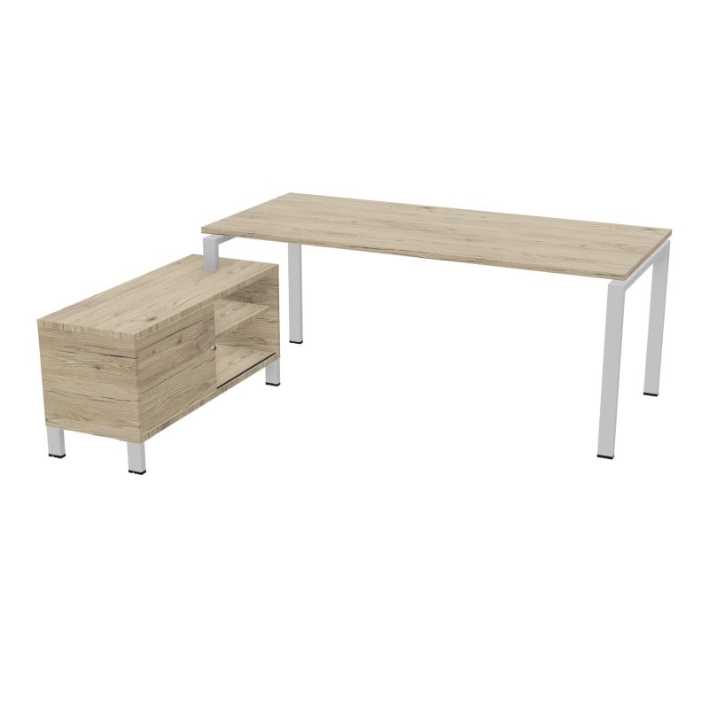 RIO BUREAU RECT. 198X168 PL 180X80 OBT RET PORT A GAUCHE SIMPLE ACCES  R3 SD R3
