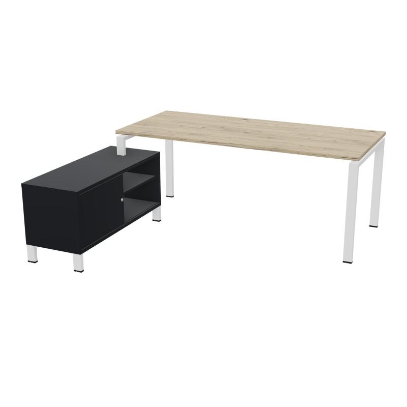 RIO BUREAU RECT. 198X168 PL 180X80 OBT RET PORT A GAUCHE SIMPLE ACCES  R3 SO R9