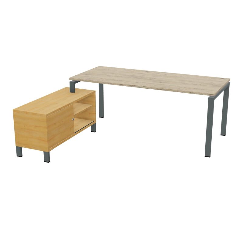 RIO BUREAU RECT. 198X168 PL 180X80 OBT RET PORT A GAUCHE SIMPLE ACCES  R3 SU R5