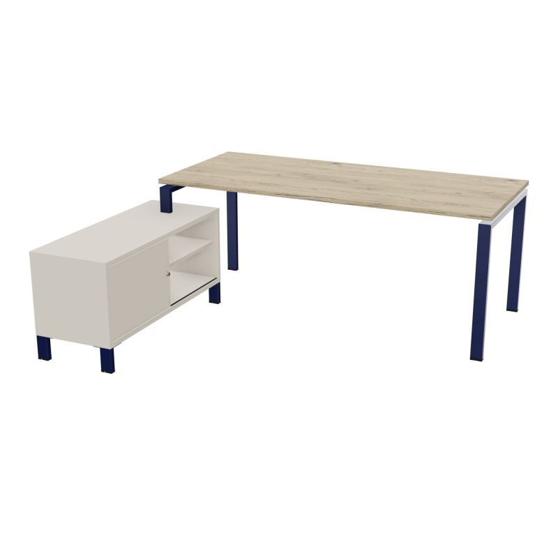 RIO BUREAU RECT. 198X168 PL 180X80 OBT RET PORT A GAUCHE SIMPLE ACCES  R3 X4 N5