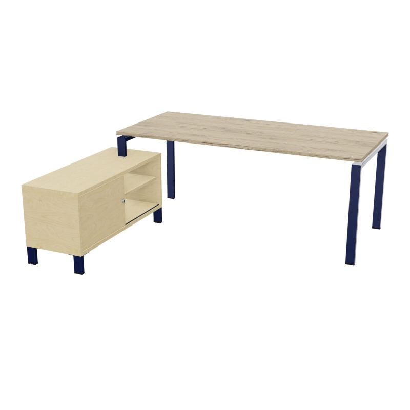 RIO BUREAU RECT. 198X168 PL 180X80 OBT RET PORT A GAUCHE SIMPLE ACCES  R3 X4 N8