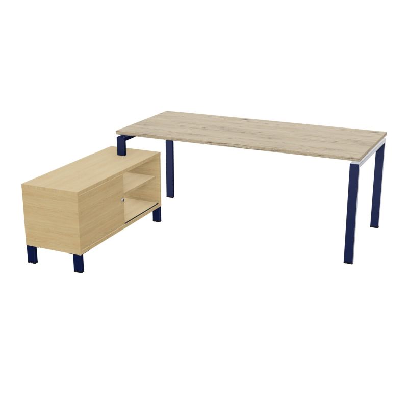 RIO BUREAU RECT. 198X168 PL 180X80 OBT RET PORT A GAUCHE SIMPLE ACCES  R3 X4 R1
