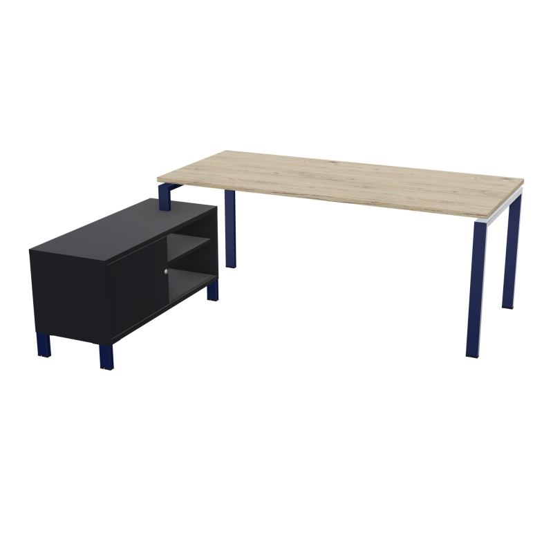 RIO BUREAU RECT. 198X168 PL 180X80 OBT RET PORT A GAUCHE SIMPLE ACCES  R3 X4 R9