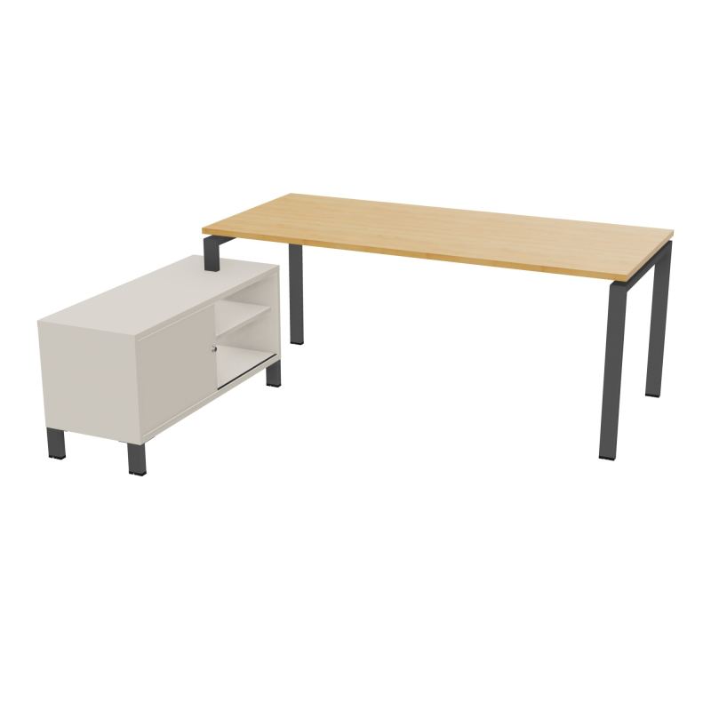 RIO BUREAU RECT. 198X168 PL 180X80 OBT RET PORT A GAUCHE SIMPLE ACCES  R5 SC N5
