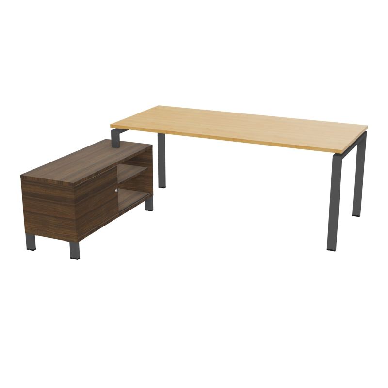 RIO BUREAU RECT. 198X168 PL 180X80 OBT RET PORT A GAUCHE SIMPLE ACCES  R5 SC N6