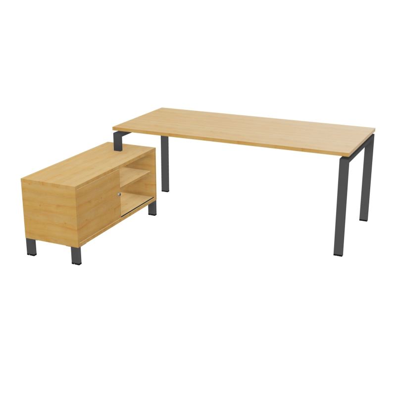 RIO BUREAU RECT. 198X168 PL 180X80 OBT RET PORT A GAUCHE SIMPLE ACCES  R5 SC R5