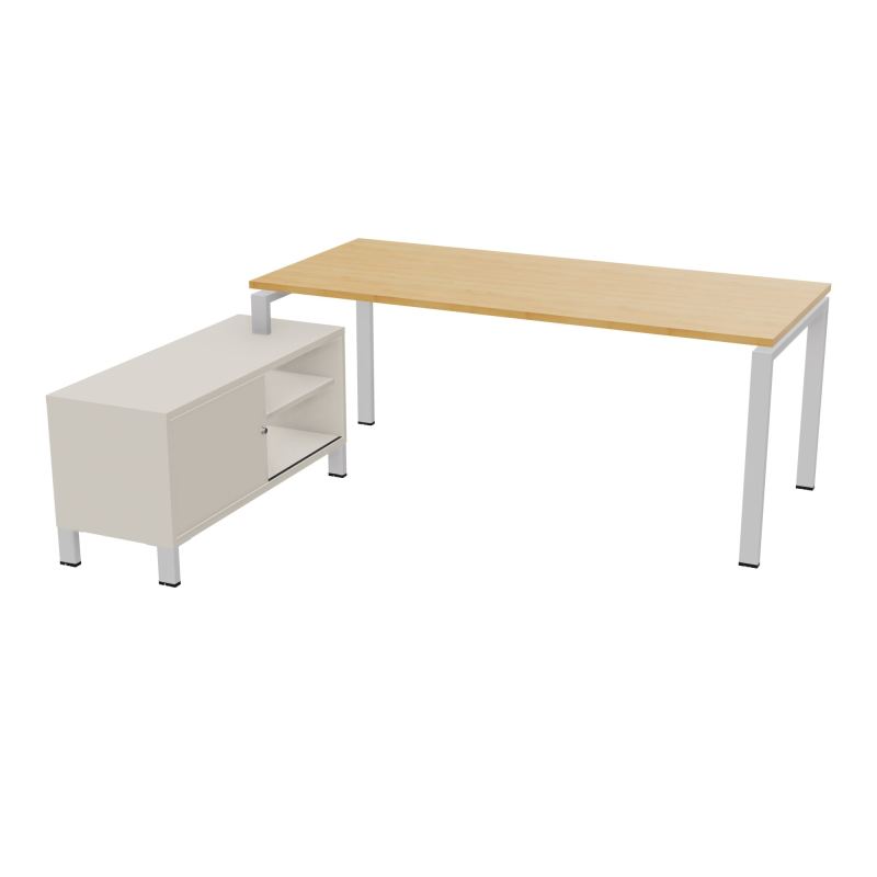 RIO BUREAU RECT. 198X168 PL 180X80 OBT RET PORT A GAUCHE SIMPLE ACCES  R5 SD N5
