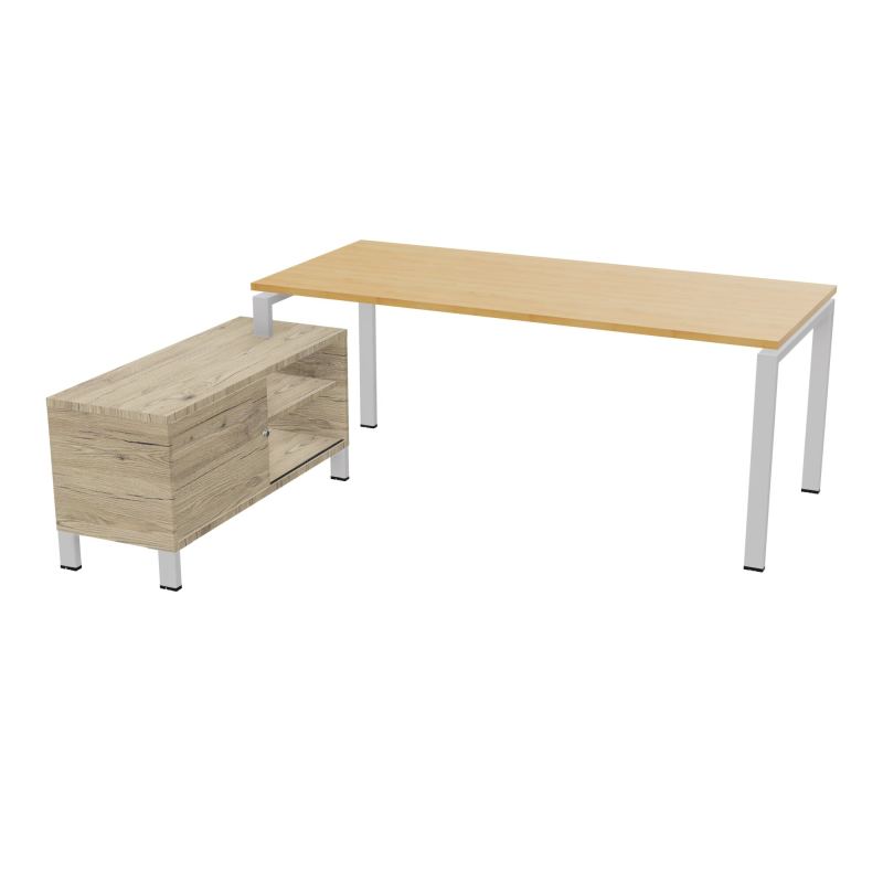 RIO BUREAU RECT. 198X168 PL 180X80 OBT RET PORT A GAUCHE SIMPLE ACCES  R5 SD R3