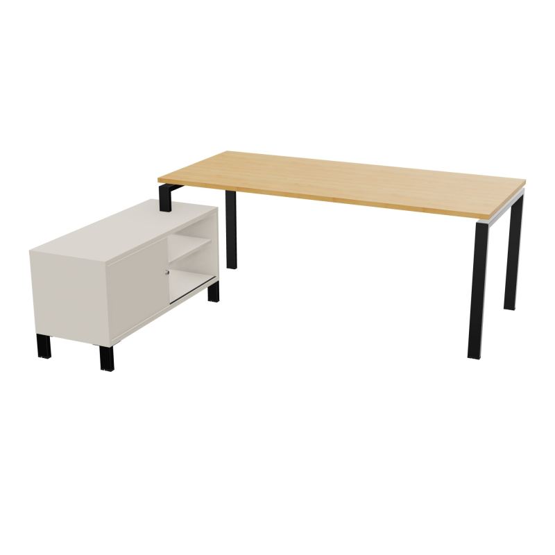 RIO BUREAU RECT. 198X168 PL 180X80 OBT RET PORT A GAUCHE SIMPLE ACCES  R5 SG N5