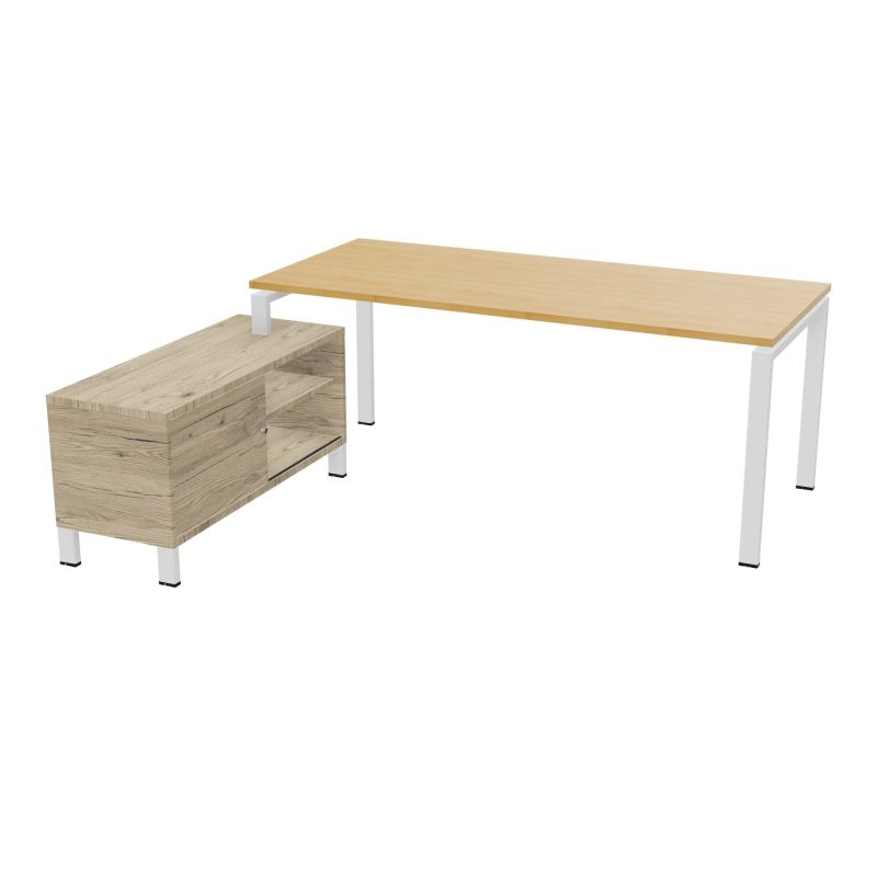 RIO BUREAU RECT. 198X168 PL 180X80 OBT RET PORT A GAUCHE SIMPLE ACCES  R5 SO R3