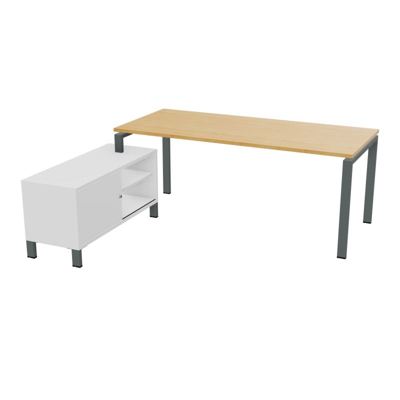 RIO BUREAU RECT. 198X168 PL 180X80 OBT RET PORT A GAUCHE SIMPLE ACCES  R5 SU MG