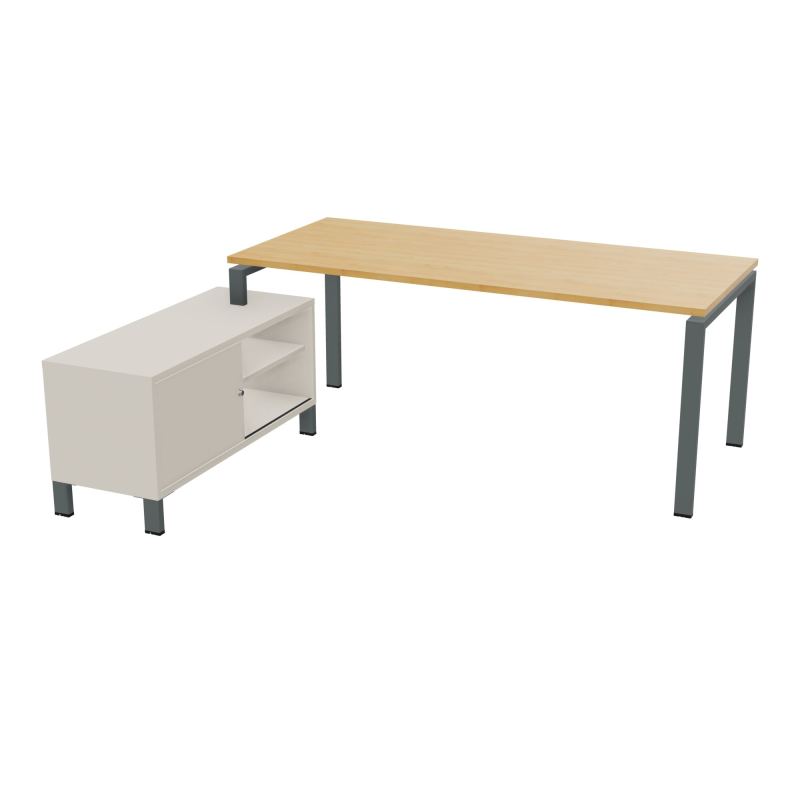 RIO BUREAU RECT. 198X168 PL 180X80 OBT RET PORT A GAUCHE SIMPLE ACCES  R5 SU N5