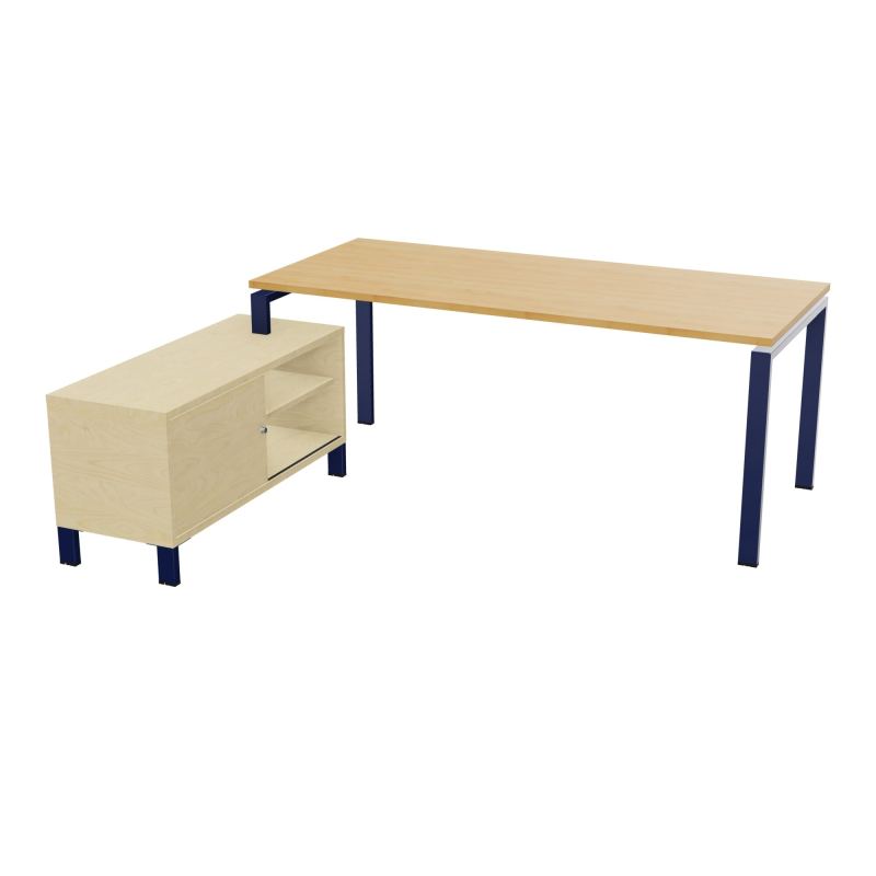 RIO BUREAU RECT. 198X168 PL 180X80 OBT RET PORT A GAUCHE SIMPLE ACCES  R5 X4 N8