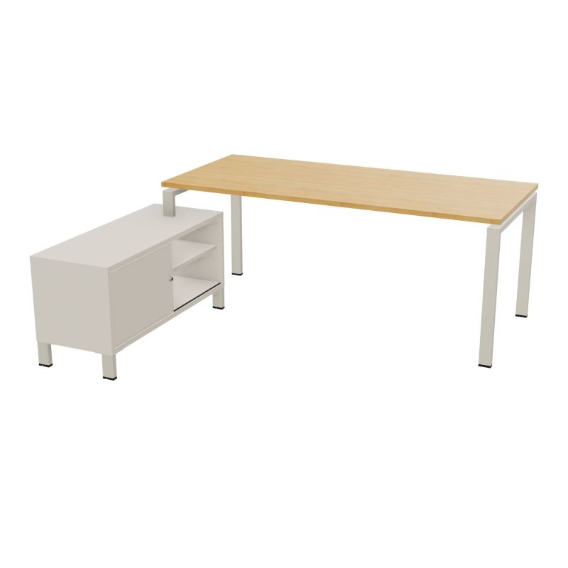 RIO BUREAU RECT. 198X168 PL 180X80 OBT RET PORT A GAUCHE SIMPLE ACCES  R5 ZC N5