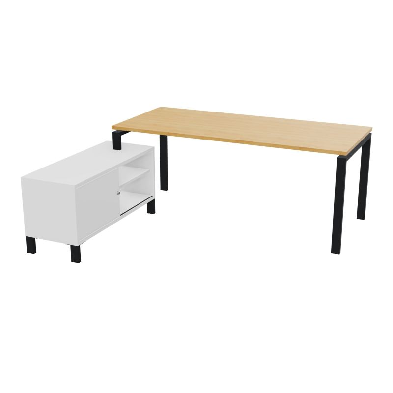 RIO BUREAU RECT. 198X168 PL 180X80 OBT RET PORT A GAUCHE SIMPLE ACCES  R5 ZP MG