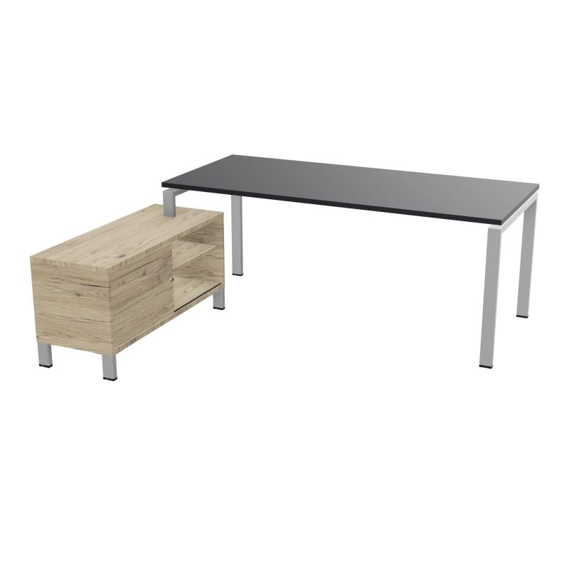 RIO BUREAU RECT. 198X168 PL 180X80 OBT RET PORT A GAUCHE SIMPLE ACCES  R9 SA R3