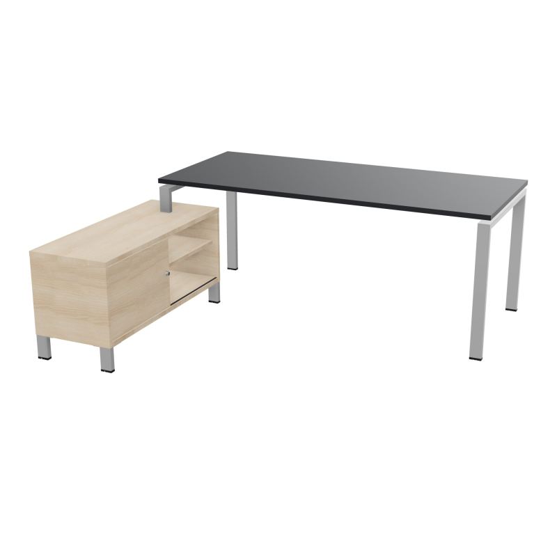 RIO BUREAU RECT. 198X168 PL 180X80 OBT RET PORT A GAUCHE SIMPLE ACCES  R9 SA RZ