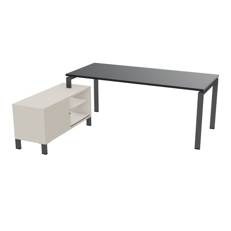 RIO BUREAU RECT. 198X168 PL 180X80 OBT RET PORT A GAUCHE SIMPLE ACCES  R9 SC N5
