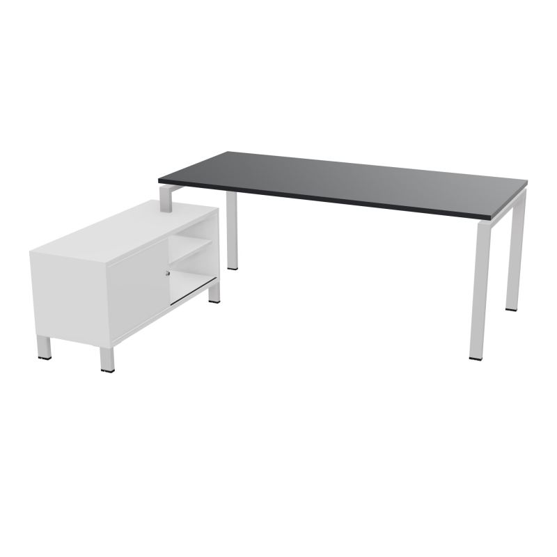 RIO BUREAU RECT. 198X168 PL 180X80 OBT RET PORT A GAUCHE SIMPLE ACCES  R9 SD MG