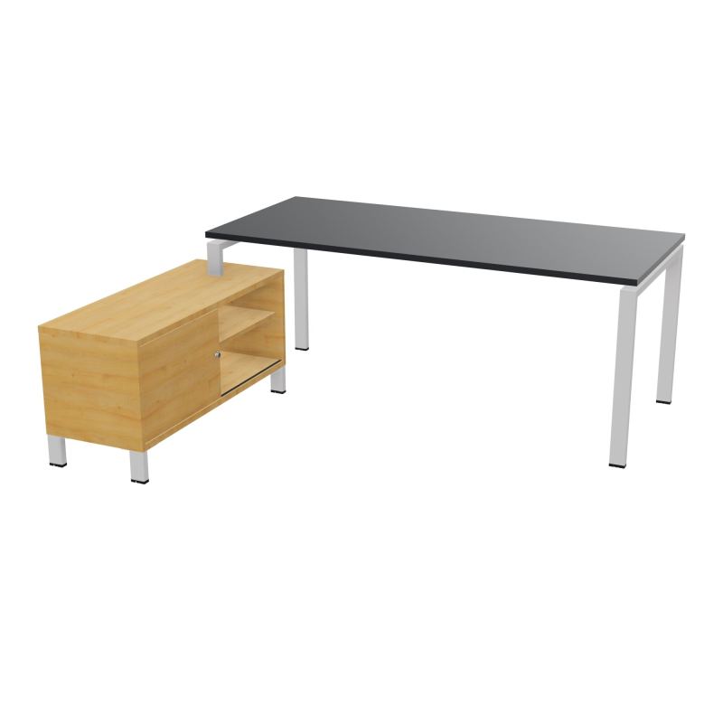 RIO BUREAU RECT. 198X168 PL 180X80 OBT RET PORT A GAUCHE SIMPLE ACCES  R9 SD R5