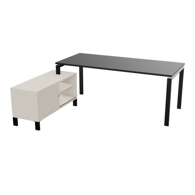 RIO BUREAU RECT. 198X168 PL 180X80 OBT RET PORT A GAUCHE SIMPLE ACCES  R9 SG N5