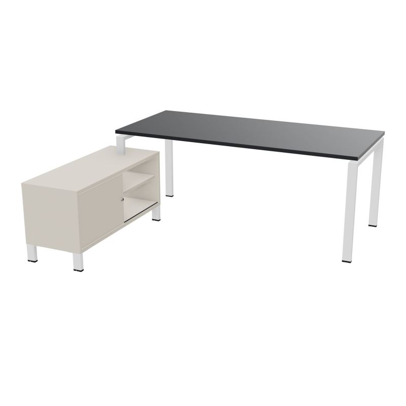 RIO BUREAU RECT. 198X168 PL 180X80 OBT RET PORT A GAUCHE SIMPLE ACCES  R9 SO N5
