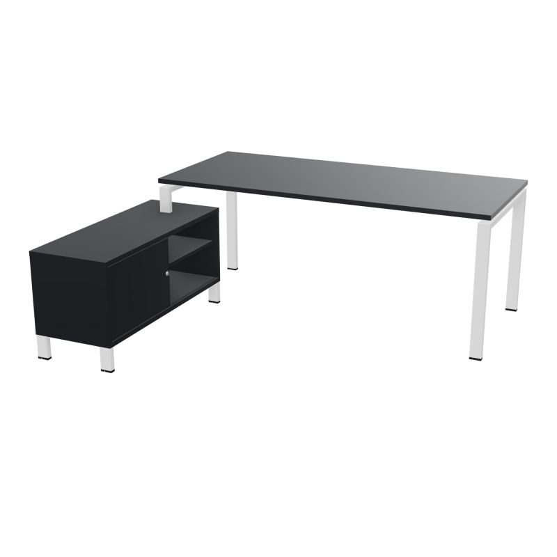 RIO BUREAU RECT. 198X168 PL 180X80 OBT RET PORT A GAUCHE SIMPLE ACCES  R9 SO R9