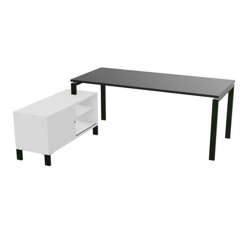 RIO BUREAU RECT. 198X168 PL 180X80 OBT RET PORT A GAUCHE SIMPLE ACCES  R9 ST MG