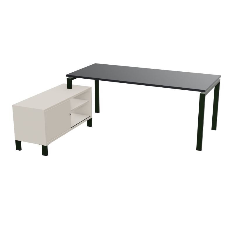 RIO BUREAU RECT. 198X168 PL 180X80 OBT RET PORT A GAUCHE SIMPLE ACCES  R9 ST N5