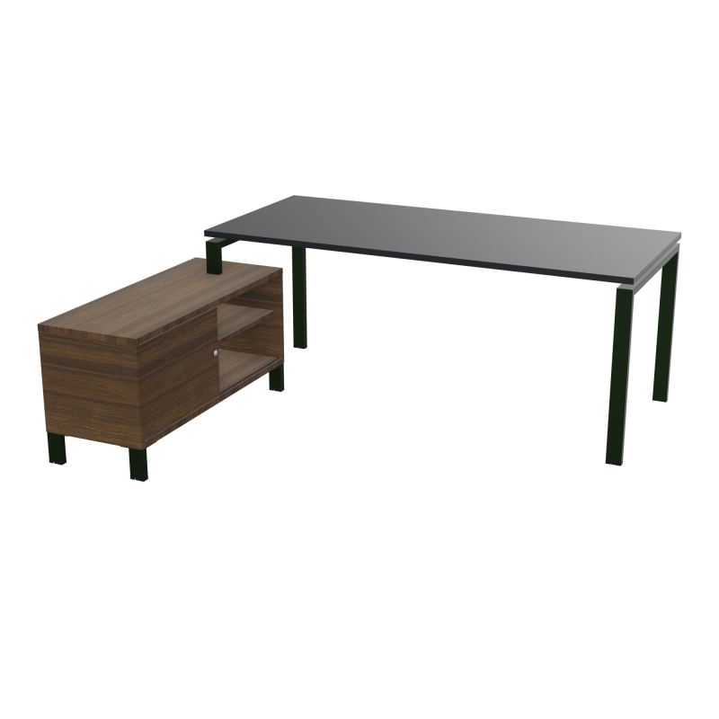 RIO BUREAU RECT. 198X168 PL 180X80 OBT RET PORT A GAUCHE SIMPLE ACCES  R9 ST N6