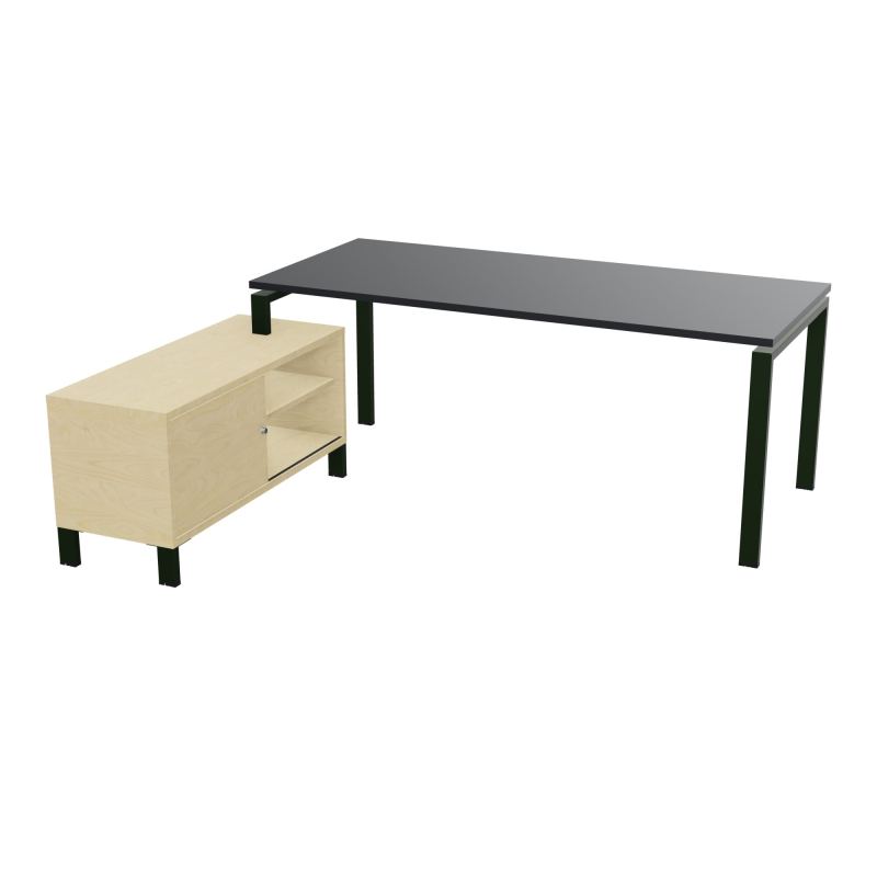 RIO BUREAU RECT. 198X168 PL 180X80 OBT RET PORT A GAUCHE SIMPLE ACCES  R9 ST N8
