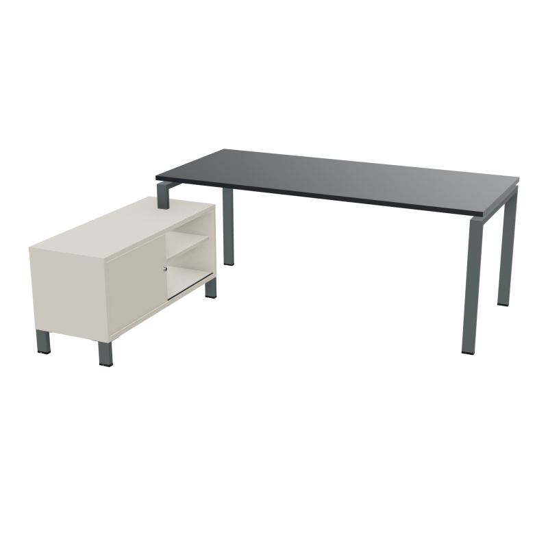 RIO BUREAU RECT. 198X168 PL 180X80 OBT RET PORT A GAUCHE SIMPLE ACCES  R9 SU N5